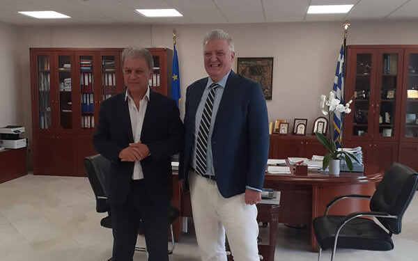 18.8.25 συνάντηση Γραμματέα Δρ. Ιωάννη Σάββα με τον Περιφερειάρχη Δυτικής Μακεδονίας Γιώργο Αμανατίδη