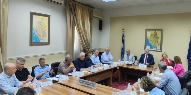Σύσκεψη συνεργασίας για την τάφρο Λαψίστας