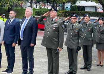 Κατάθεση στεφάνου από τον Γραμματέα