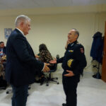 Με τον Αντιπύραρχο Ιωάννη Αμανατίδη