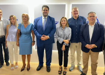 Με τον Υπουργό Εσωτερικών Θ. Λιβάνιο